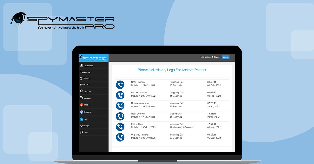 Spymaster Pro - أفضلتطبيقمراقبةللهواتفالمحمولة