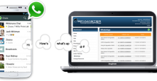 aplicación de supervisión Whatsapp