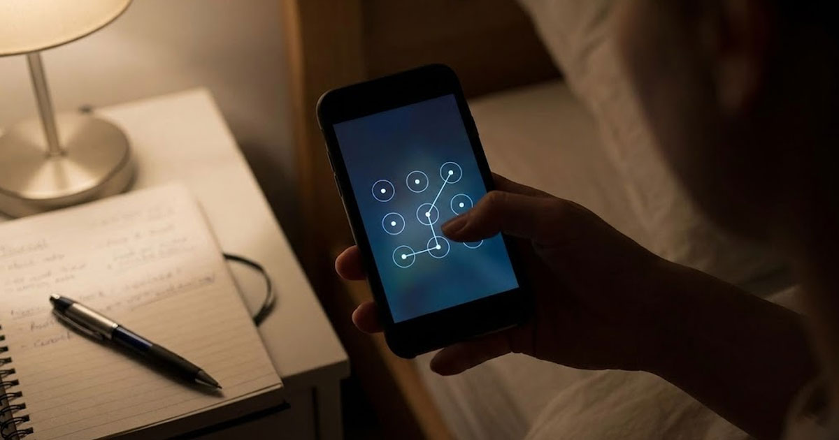 Como descobrir a senha padrão do celular do meu marido