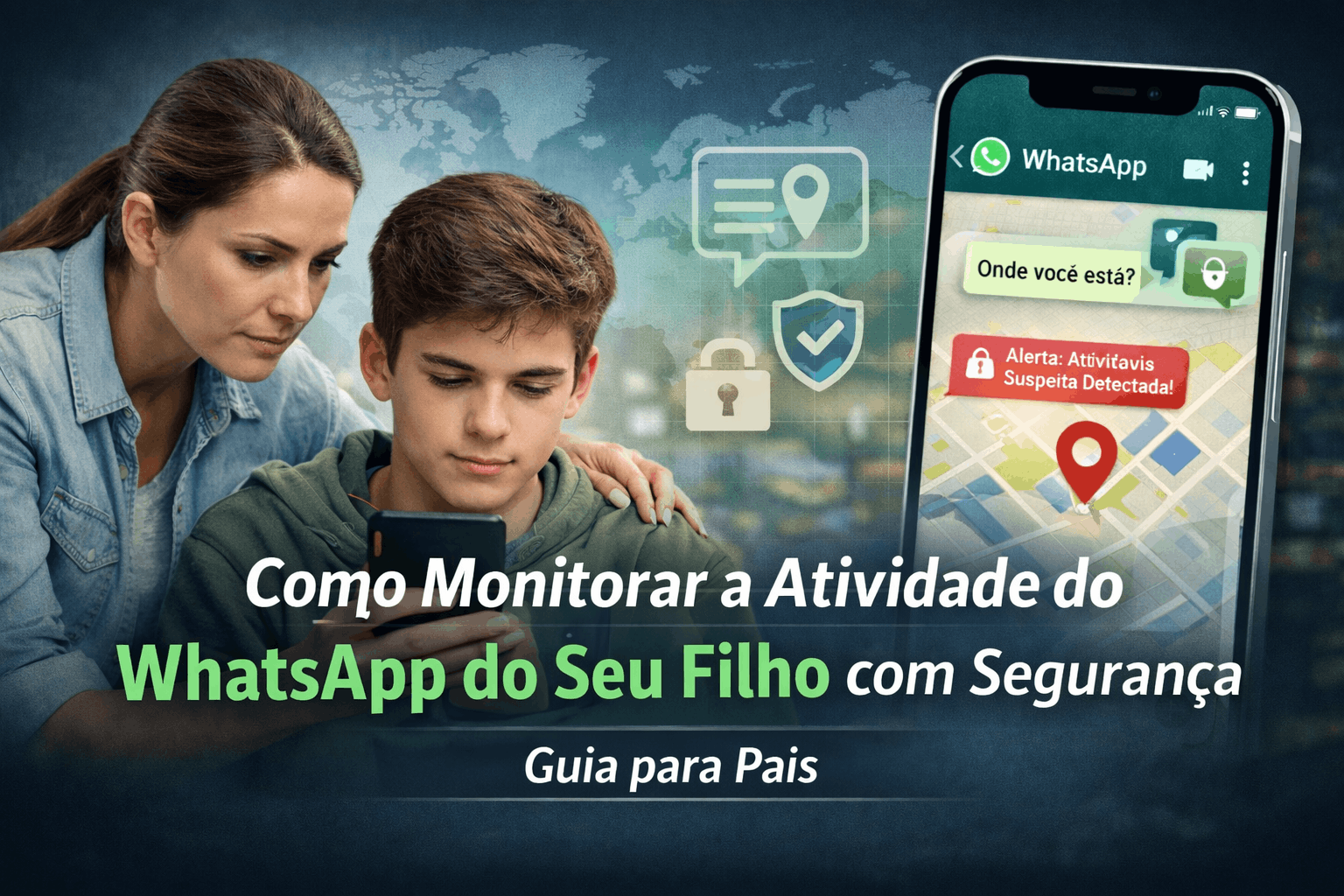 Como Monitorar a Atividade do WhatsApp do Seu Filho com Segurança