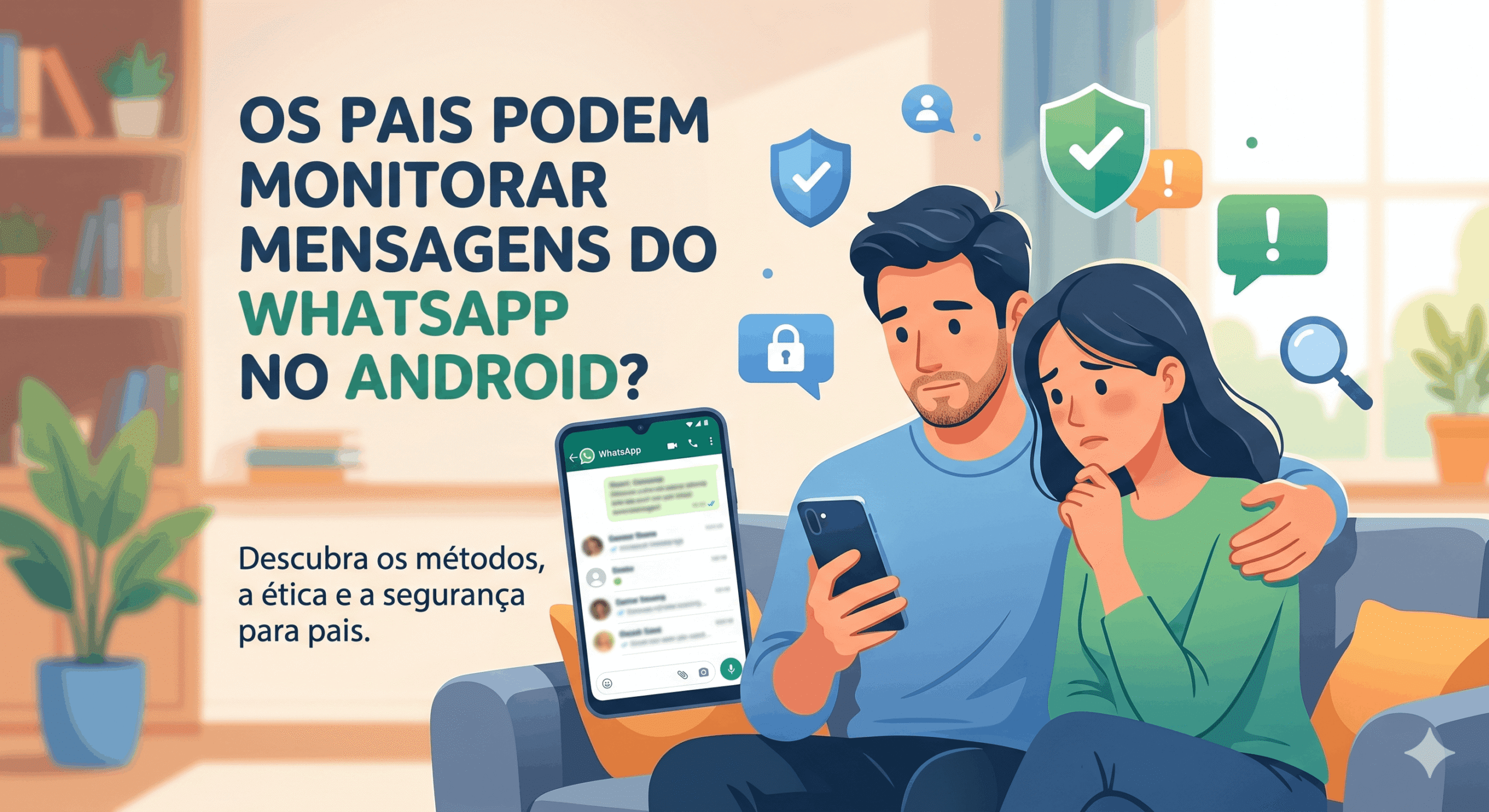 Os Pais Podem Monitorar Mensagens do WhatsApp no Android?