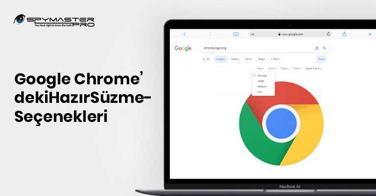 Google Chrome’dekiHazırSüzmeSeçenekleri