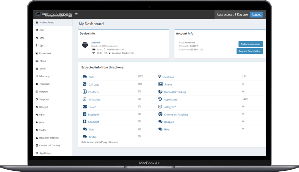 Mobile Monitoring App